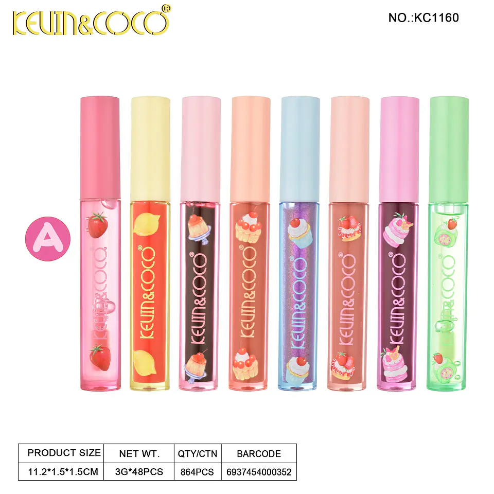 Aceite y Brillo Labial Sugar Bloom Kevin & Coco - Hidratación Profunda y Brillo Espejo (Precio por Unidad) 8