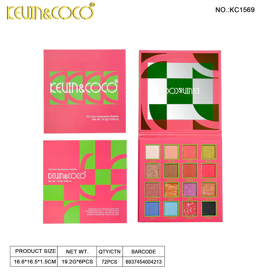 Sombra de Ojos de 16 Colores Fantasy Espectrum 3
