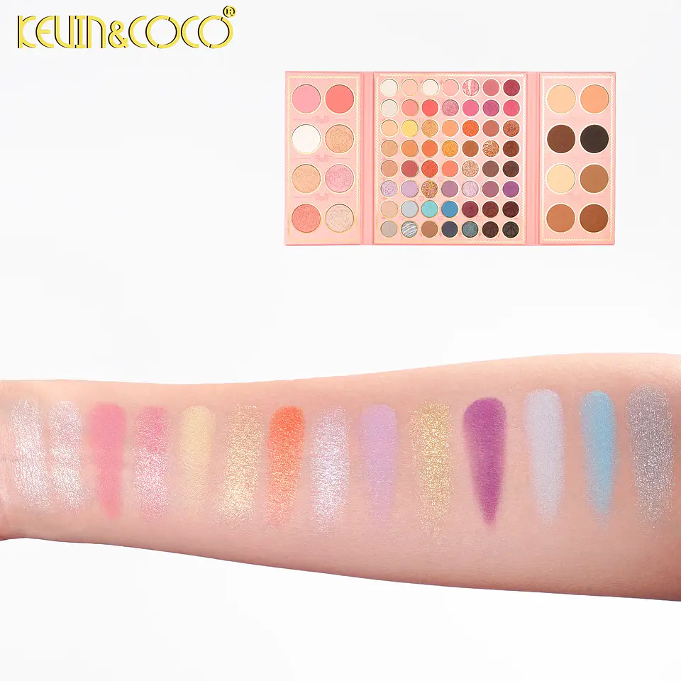 Paleta de Sombras de 72 Colores Doubarry Garden 4