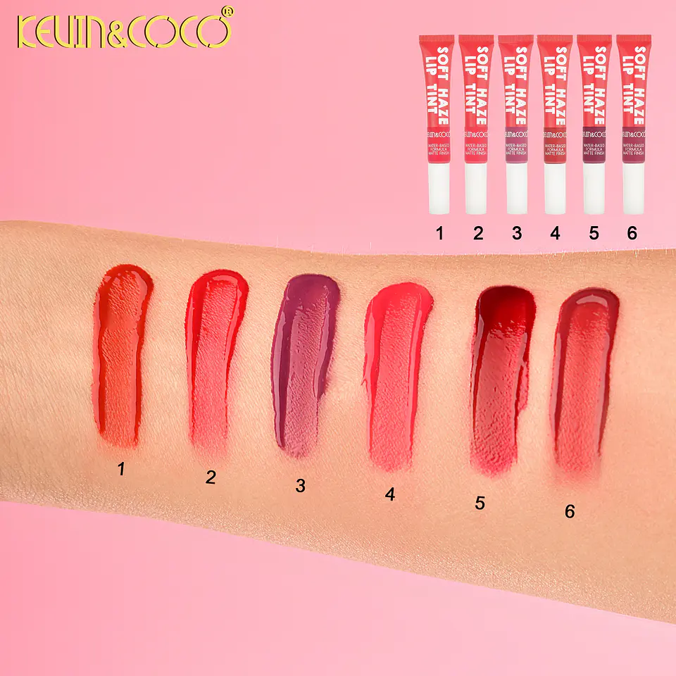 Tinta De Labios Matte Kevin&Coco Soft Haze Larga Duracion 5