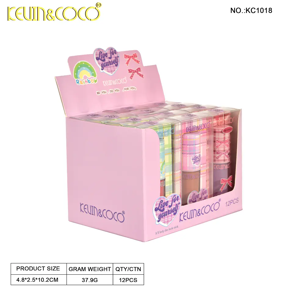 Kevin & Coco Rainbow Lip Tint – Tinta de Labios Líquida de Larga Duración y Acabado Natural 6