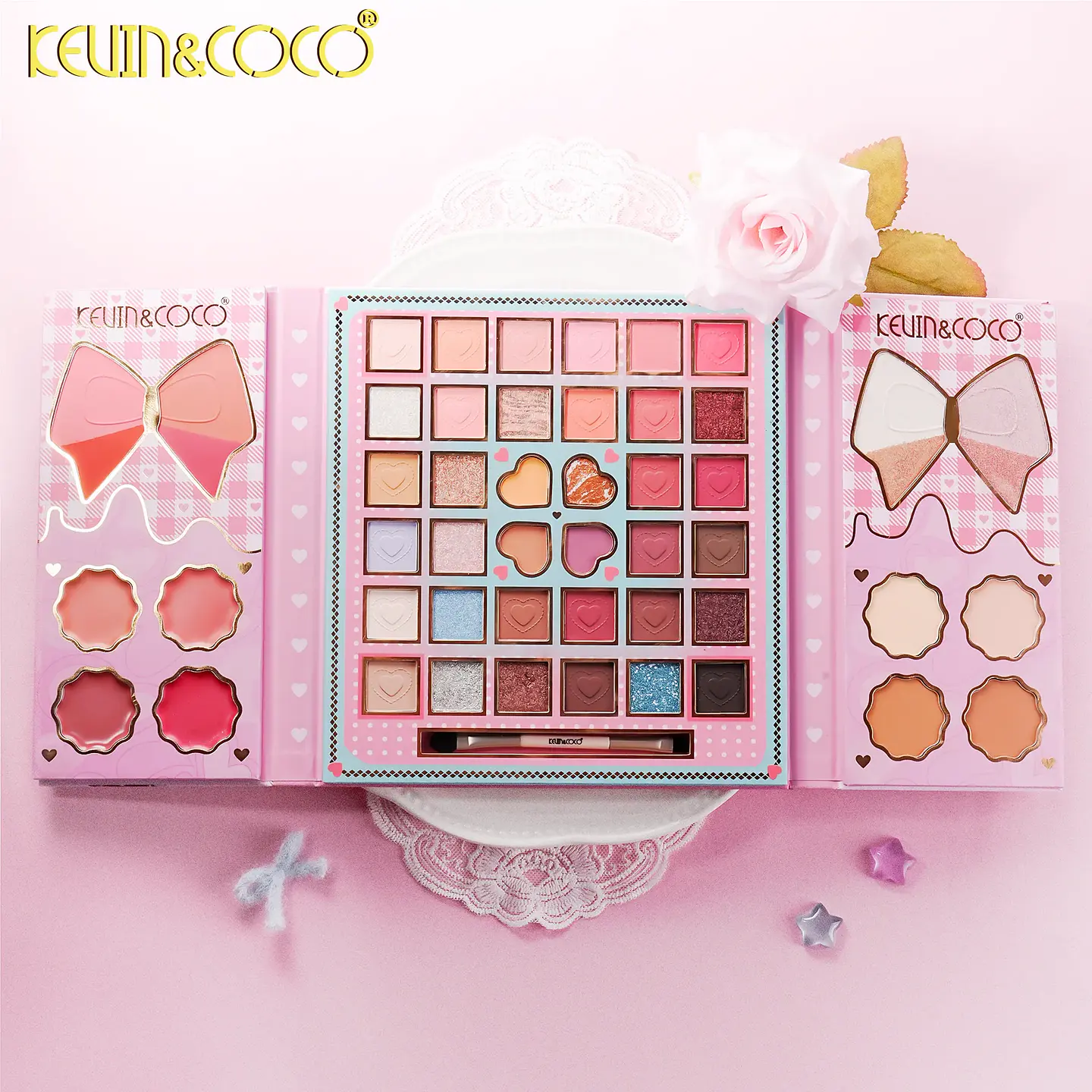 Paleta de Sombras de 52 Colores Peach Heart Strategy 3