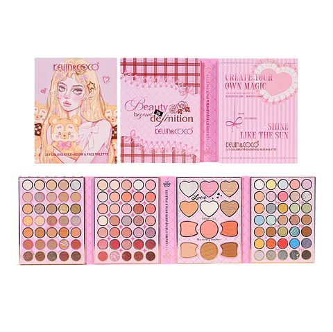 Libro de Sombras de 117 Colores Soft Moe Honey Sugar Girl 