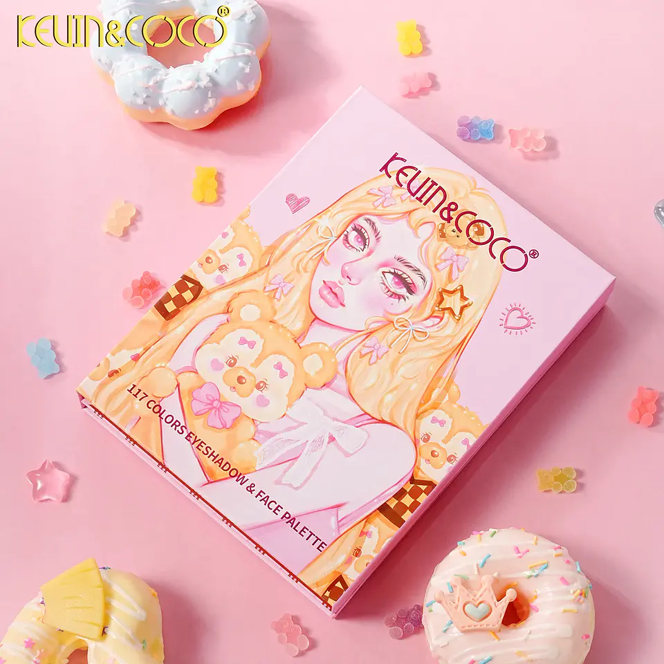 Libro de Sombras de 117 Colores Soft Moe Honey Sugar Girl  4