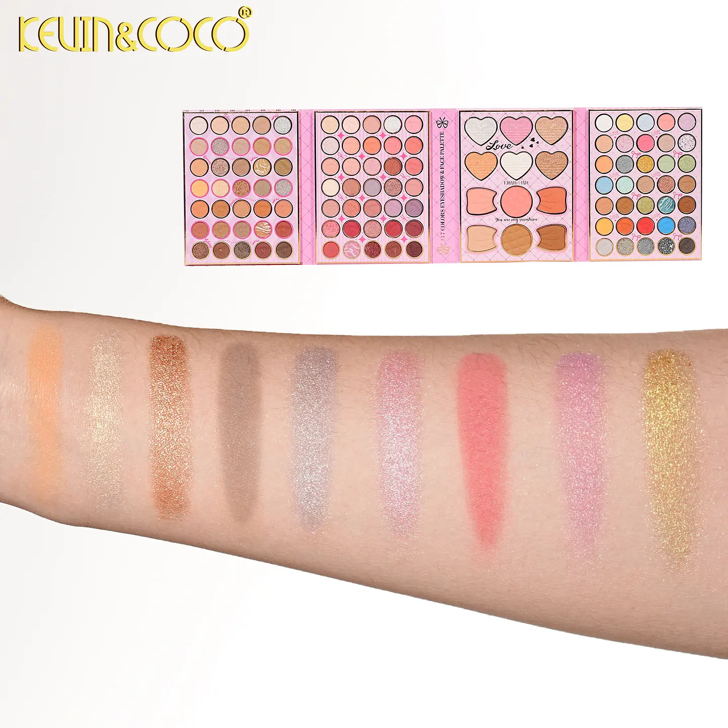 Libro de Sombras de 117 Colores Soft Moe Honey Sugar Girl  5