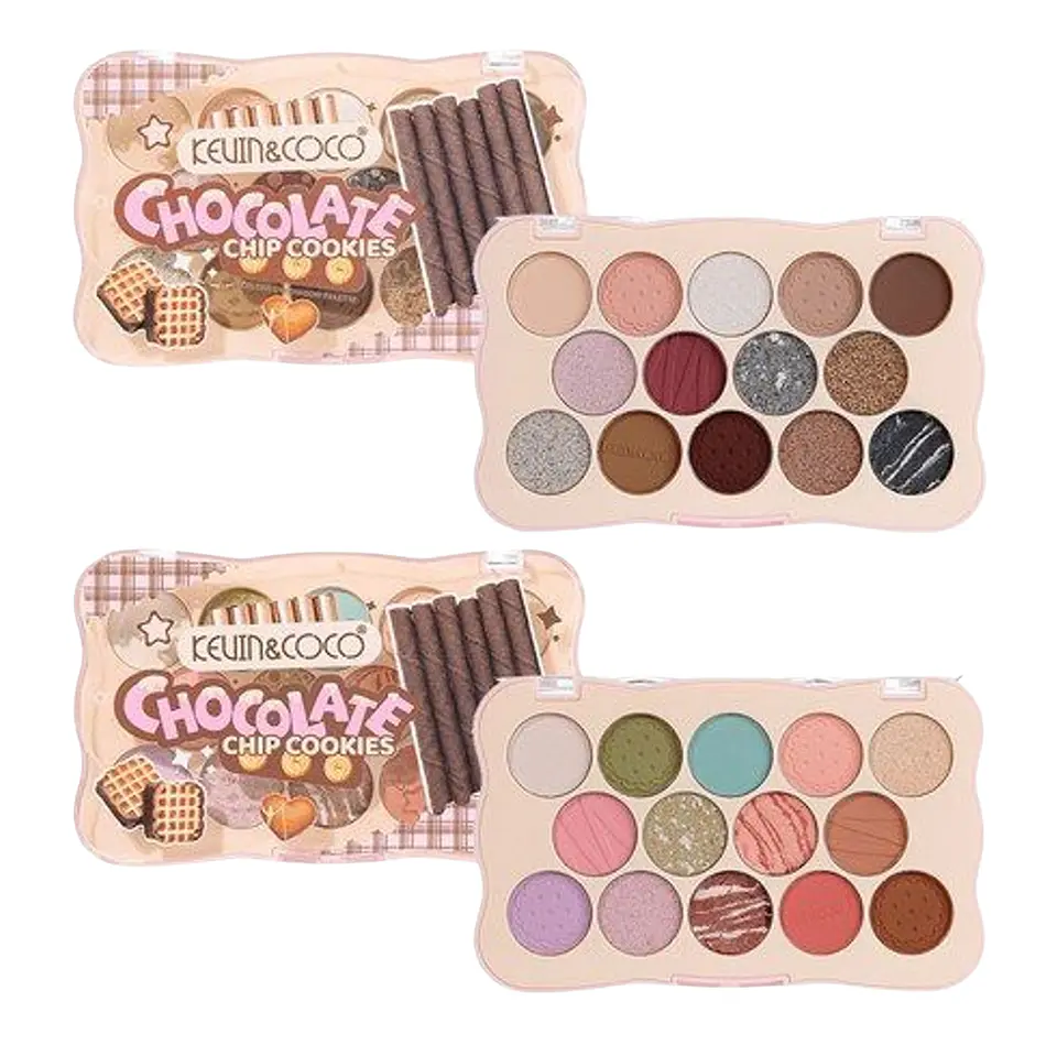 Paletas de Sombras de 14 Colores Chocolate Cookies 1
