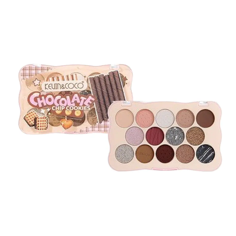 Paletas de Sombras de 14 Colores Chocolate Cookies 3
