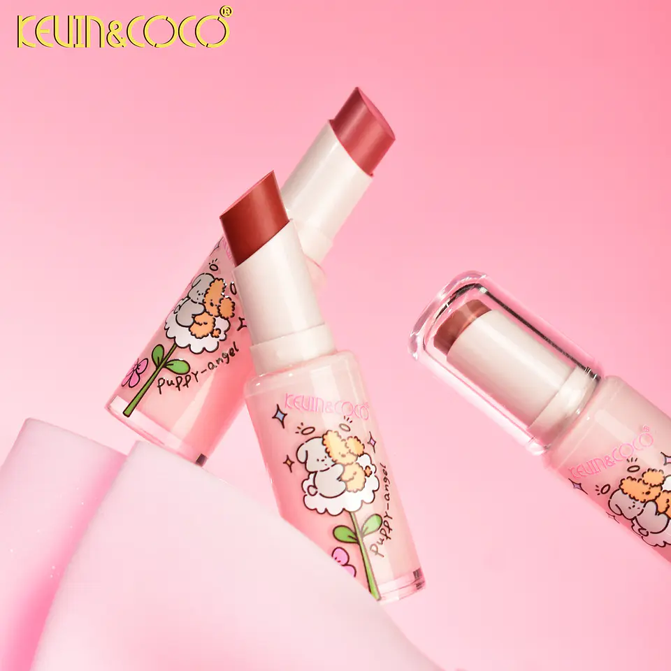 Lápiz Labial Humectante KEVIN&COCO Puppy-Angel — Cobertura Sedosa y Nutritiva 3