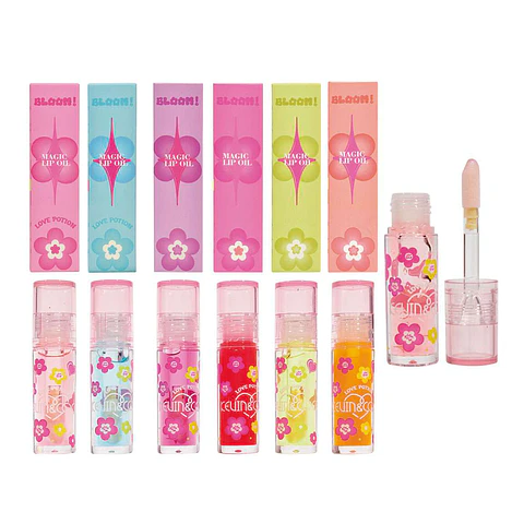 Kevin & Coco Aceite Labial Mágico Love Potion Bloom | Brillo Hidratante y Nutritivo