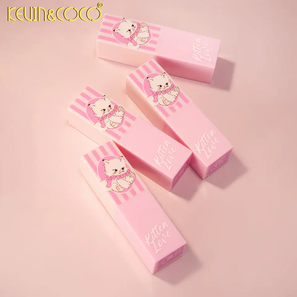 Set De Labiales Kevin & Coco Colección Kitten Love - 6 Tonos Mate De Larga Duración Y Resistentes Al Agua 2