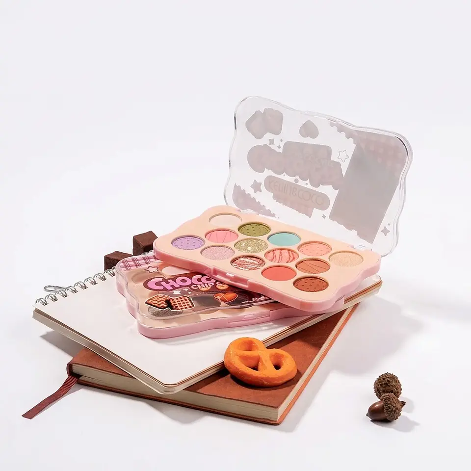Paleta de sombras de ojos de 14 colores Chocolate Cookie 1