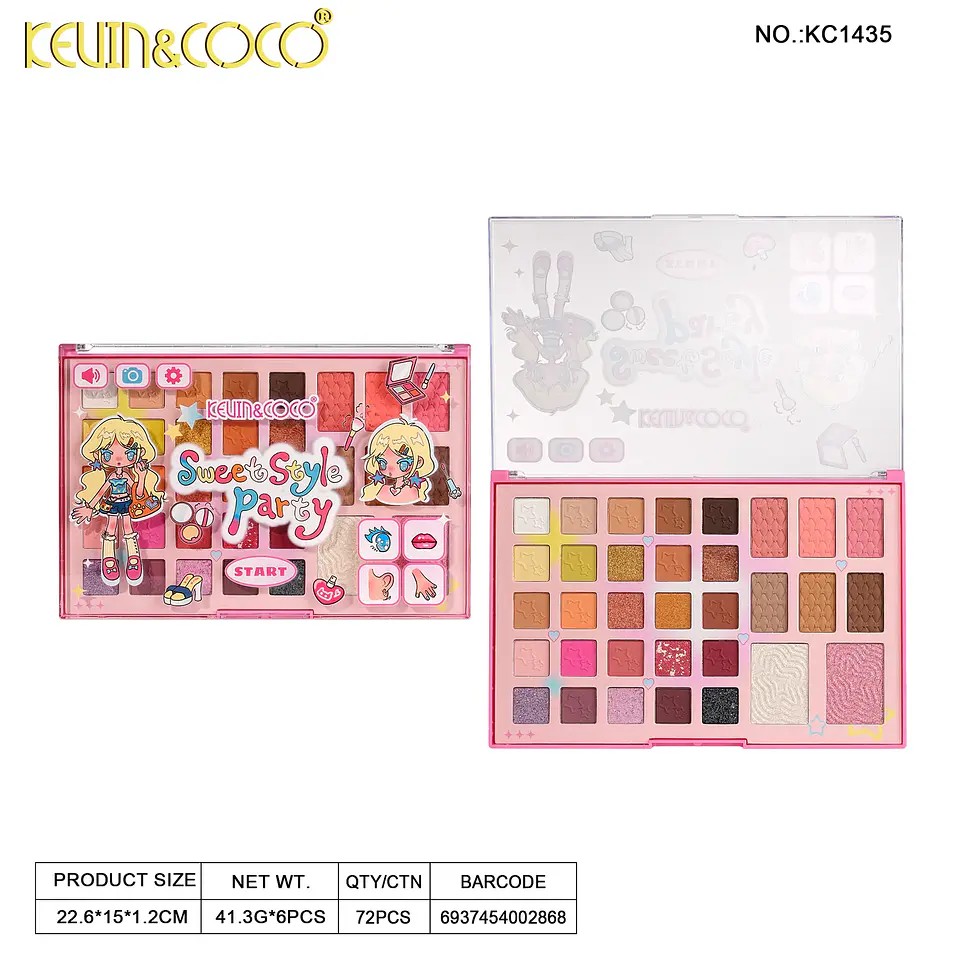 Paleta de sombras de ojos Tipsy Hour de 12 colores 2