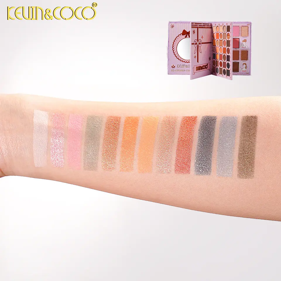 Paleta facial Xing Shi de 82 colores - 6 piezas 3