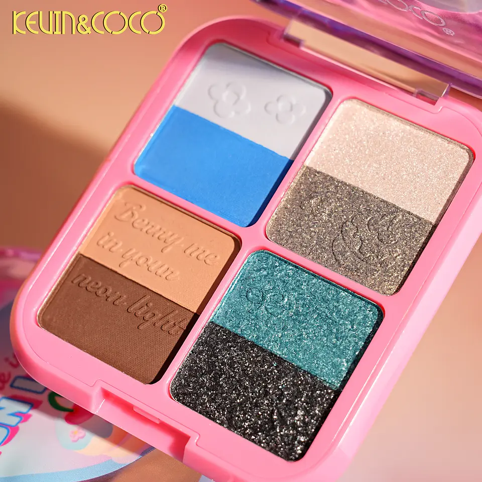 Paleta de sombras de ojos Neon Fantasy de 8 colores  4