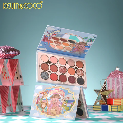 Paleta de sombras de ojos Animal Rhapsody de 15 colores - KEVIN&COCO