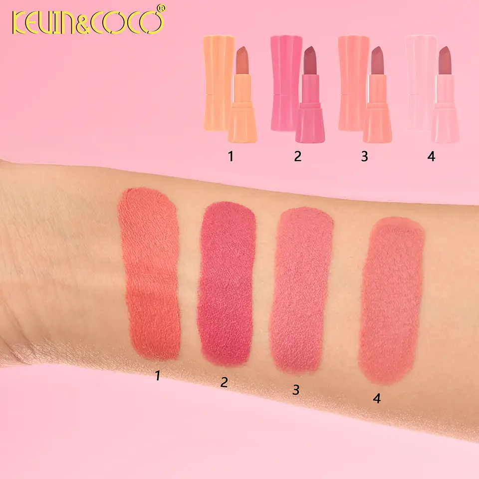 Kit de labiales Hanabi Mist Velvet KEVIN&COCO 4
