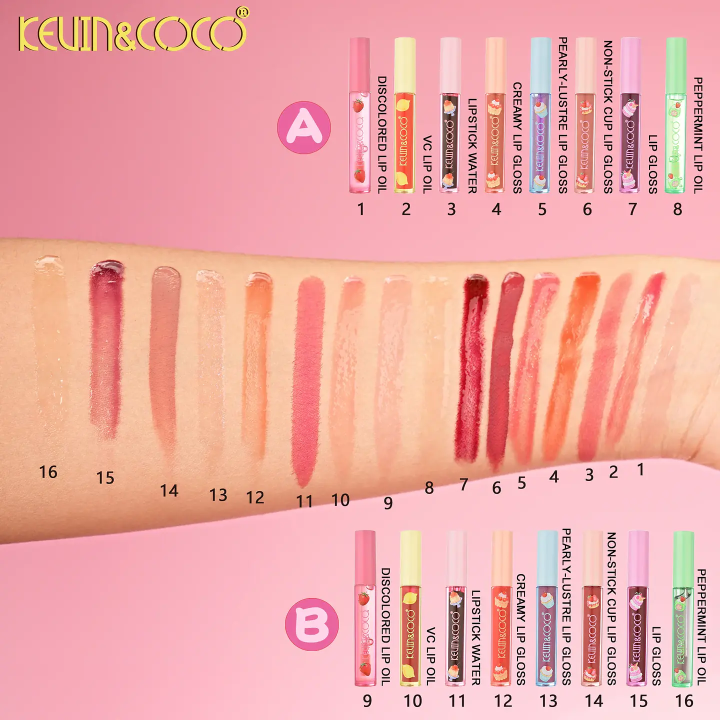 Brillo labial «Sweet Berries» KEVIN&COCO 4