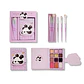 Paleta de sombras de ojos Animal Party de 12 colores + Set de brochas KEVIN&COCO - thumbnail 1