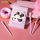 Paleta de sombras de ojos Animal Party de 12 colores + Set de brochas KEVIN&COCO - thumbnail 3