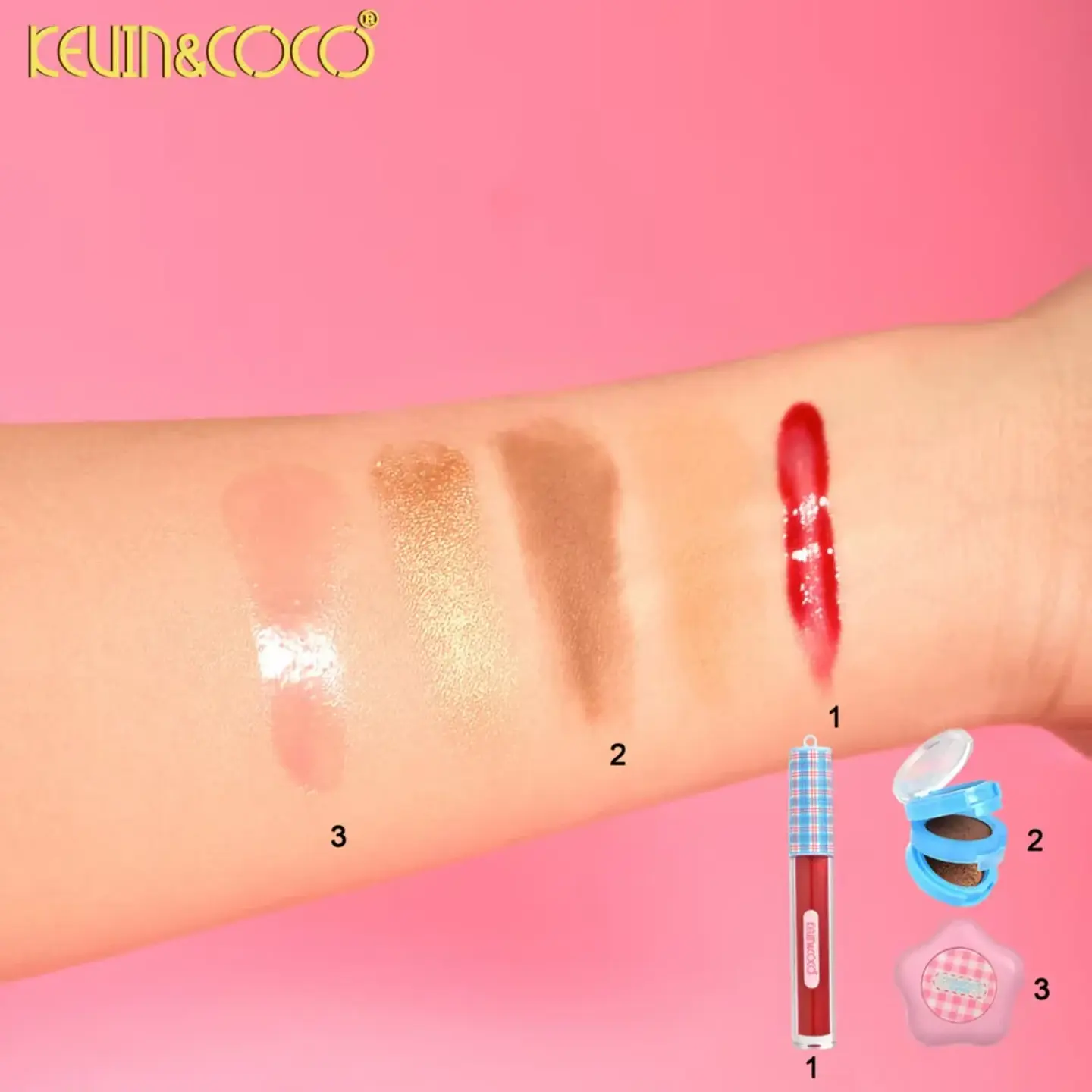 Set de maquillaje de lujo Ode KEVIN&COCO 4