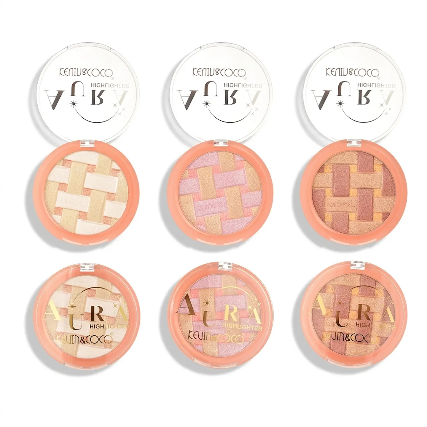iluminadores Crystal Grid Luminous Highlighter Powder KEVIN&COCO 1