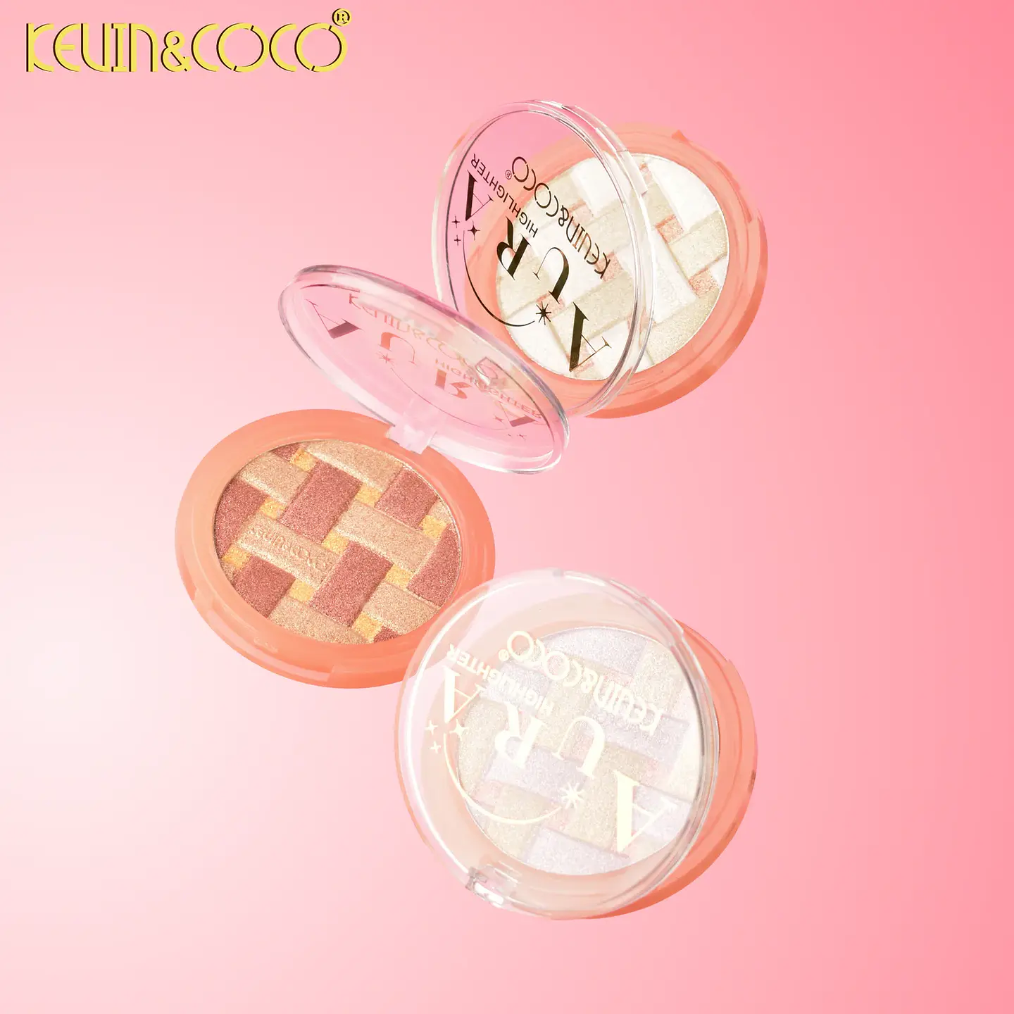 iluminadores Crystal Grid Luminous Highlighter Powder KEVIN&COCO 2