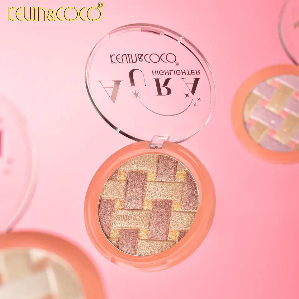 iluminadores Crystal Grid Luminous Highlighter Powder KEVIN&COCO 4