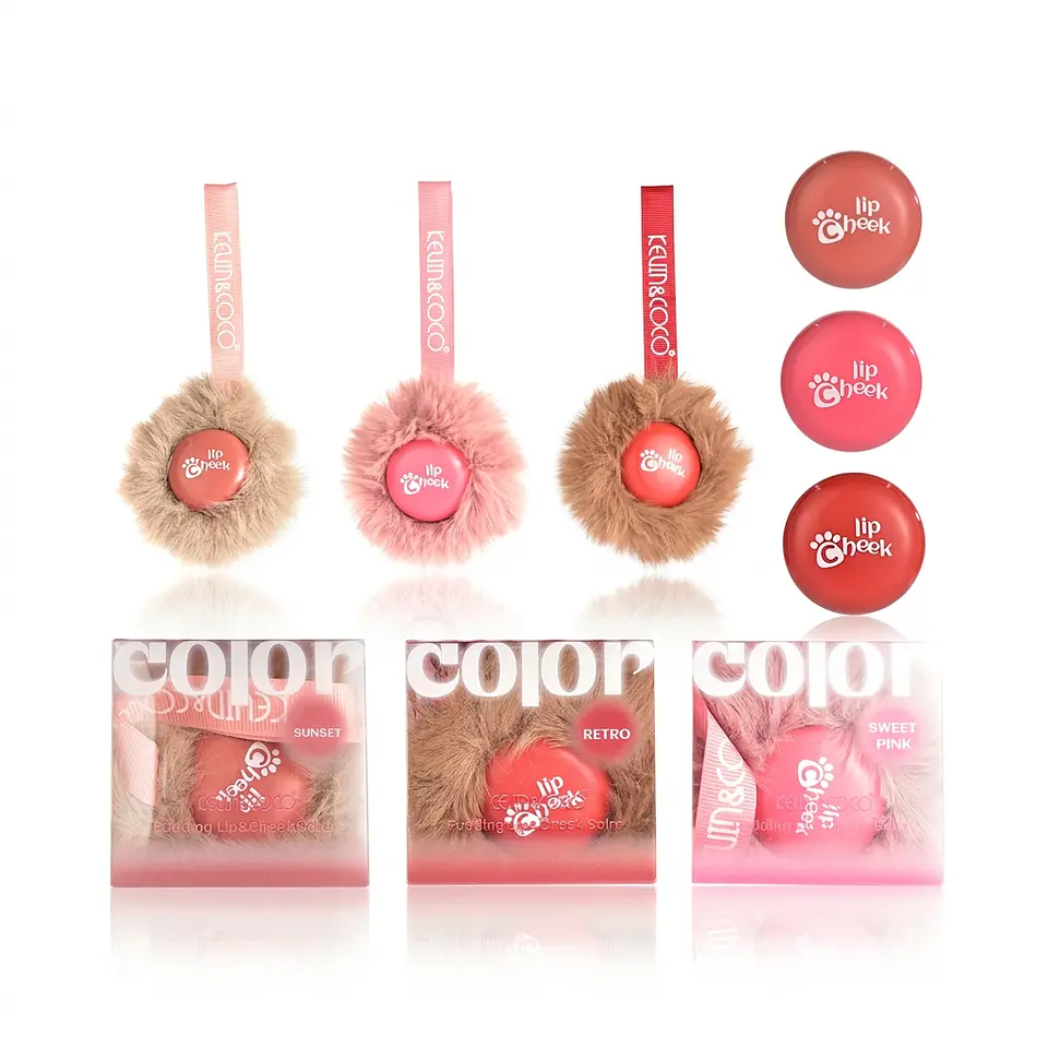 Crema de Labios y Mejillas Lip Cheek 3 Colores KEVIN&COCO 1