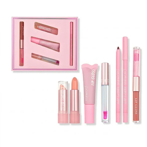 Set de brillo labial Pink Song - 6 unidades KEVIN&COCO
