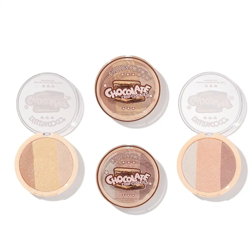 Galleta de chocolate – Paleta de iluminadores grandes  KEVIN&COCO 1