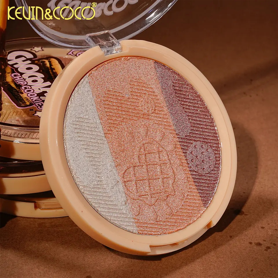 Galleta de chocolate – Paleta de iluminadores grandes  KEVIN&COCO 3