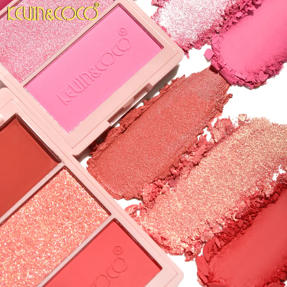 Paleta de RUBORES Cocoa Bear Series de 3 colores KEVIN&COCO 5