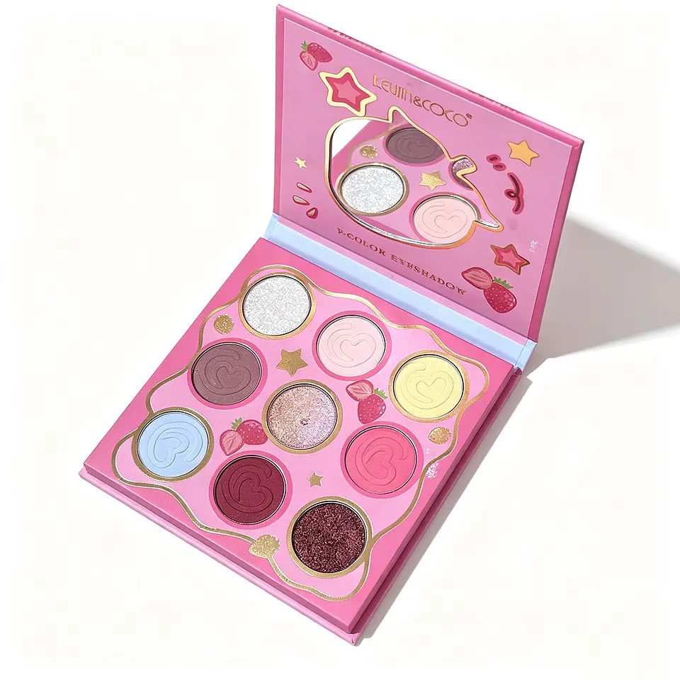 Paleta de Sombras Serie Amazing Music de 9 Colores KEVIN&COCO  2