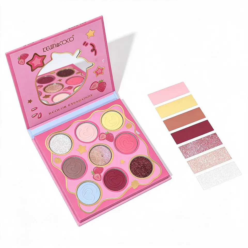 Paleta de Sombras Serie Amazing Music de 9 Colores KEVIN&COCO  3