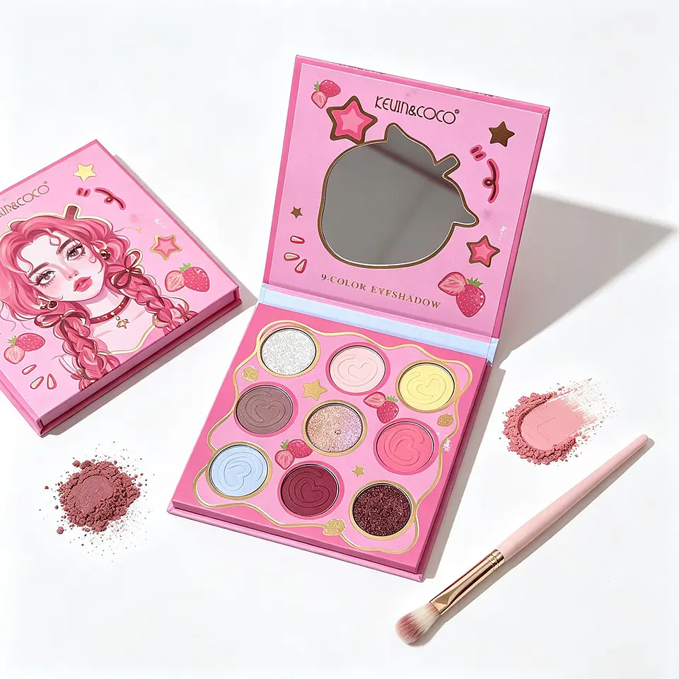 Paleta de Sombras Serie Amazing Music de 9 Colores KEVIN&COCO  1