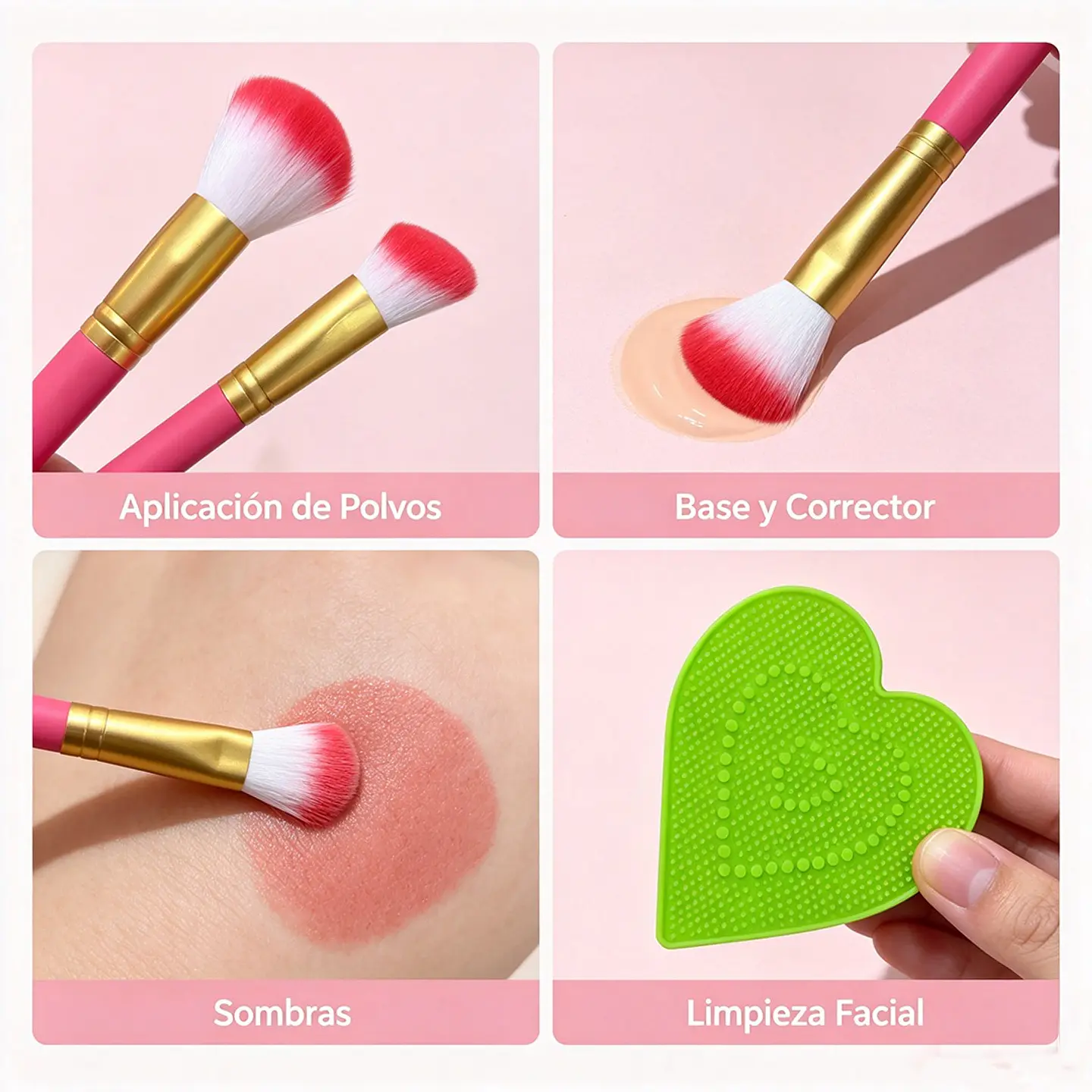 Brochas de maquillaje KEVIN&COCO 2