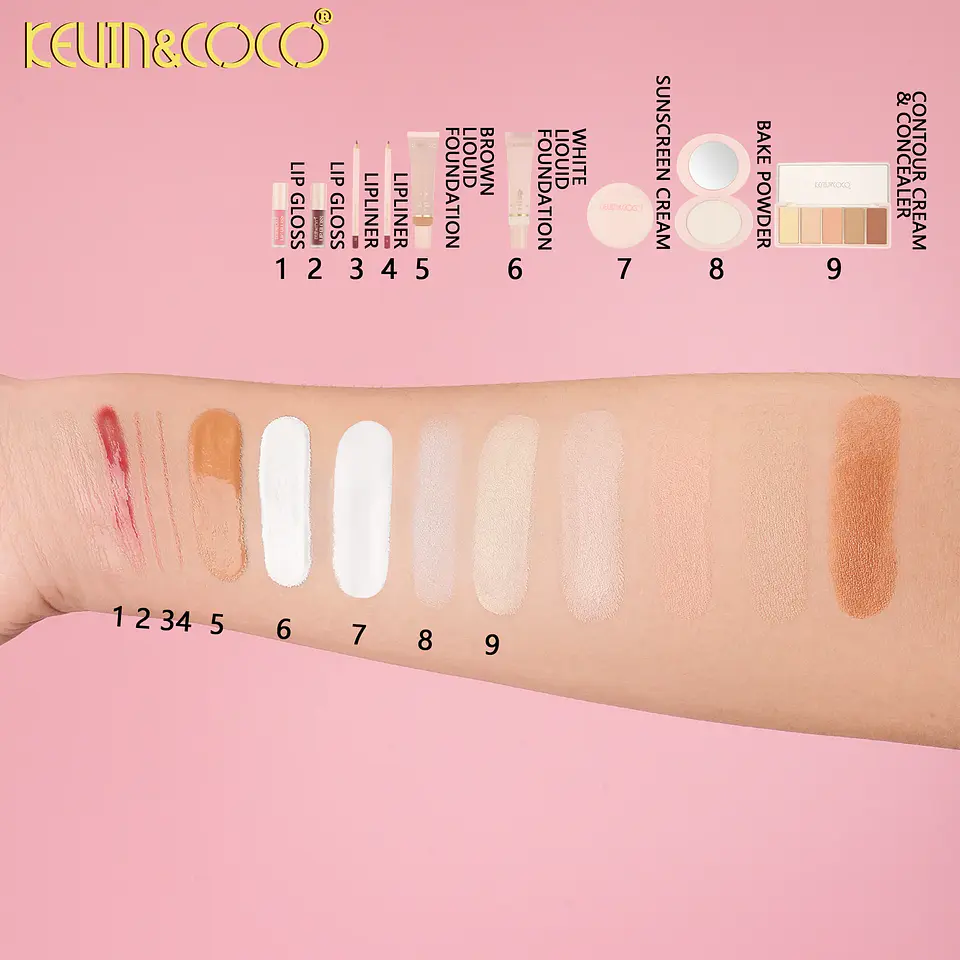 Set de maquillaje Amor Sagrado KEVIN&COCO 5