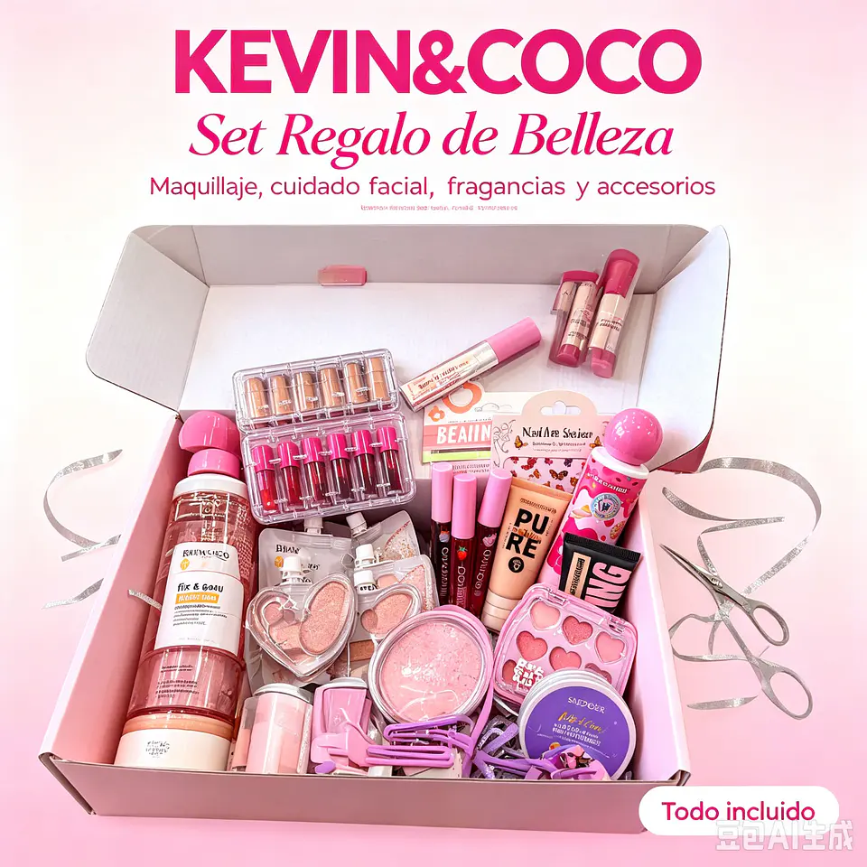 Mega Set de Belleza Kevin & Coco | 50 Productos  2