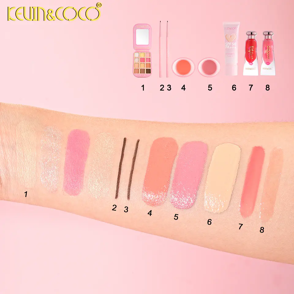 Set de maquillaje con forma de teléfono  6