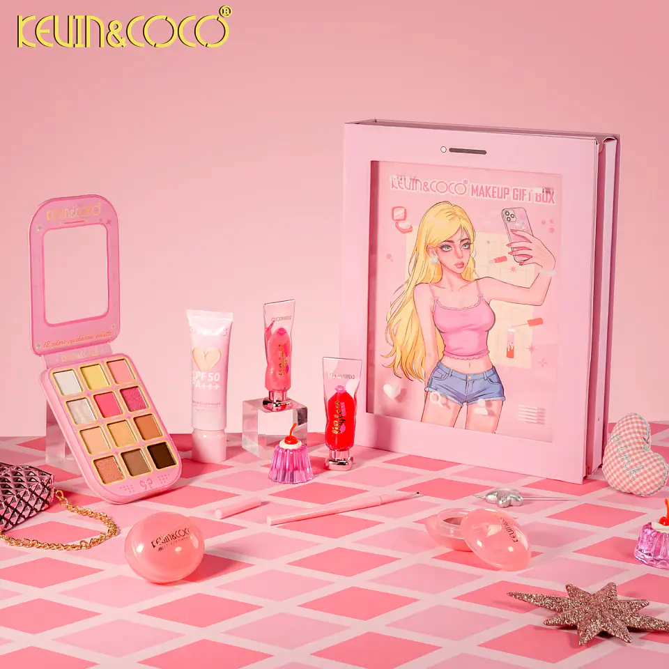 Set de maquillaje con forma de teléfono  5
