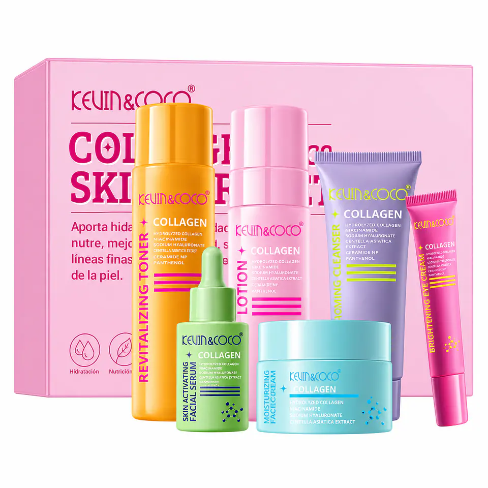 Colección de cuidado facial rejuvenecedor con colágeno - 6 piezas 1