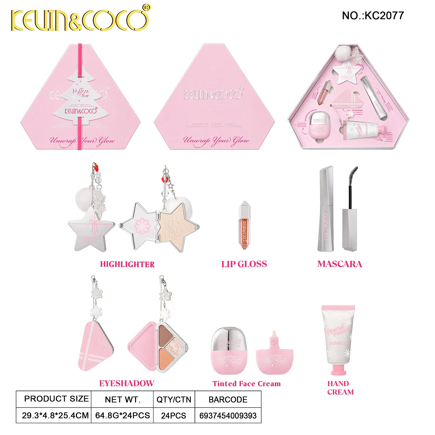 Set de Maquillaje Kevin & Coco Follow The Star - Edición Especial Gift Box 1