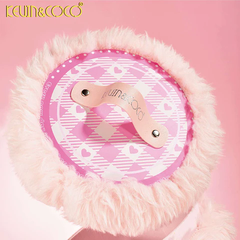 Organizador de Maquillaje Peluche Pink Fluffy - Kevin & Coco (Ref. KC1353)