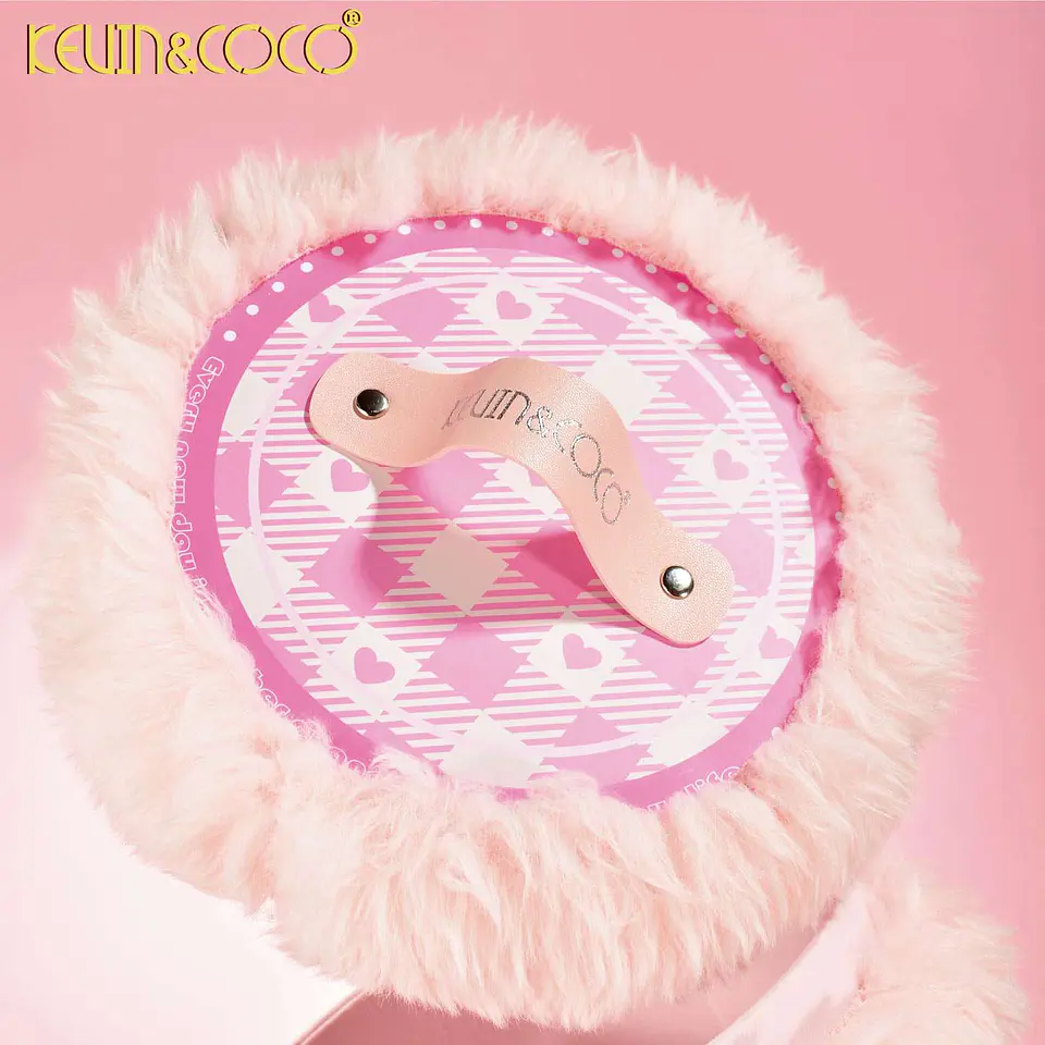 Organizador de Maquillaje Peluche Pink Fluffy - Kevin & Coco (Ref. KC1353) 2