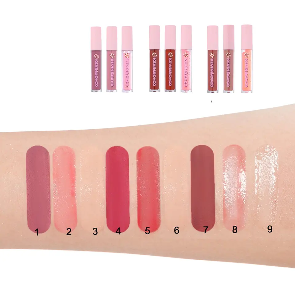 Set de Labiales Kevin & Coco Edición Navideña – Bear-y Merry Christmas Lip Sets (3 Piezas: Mate + Brillo) 2