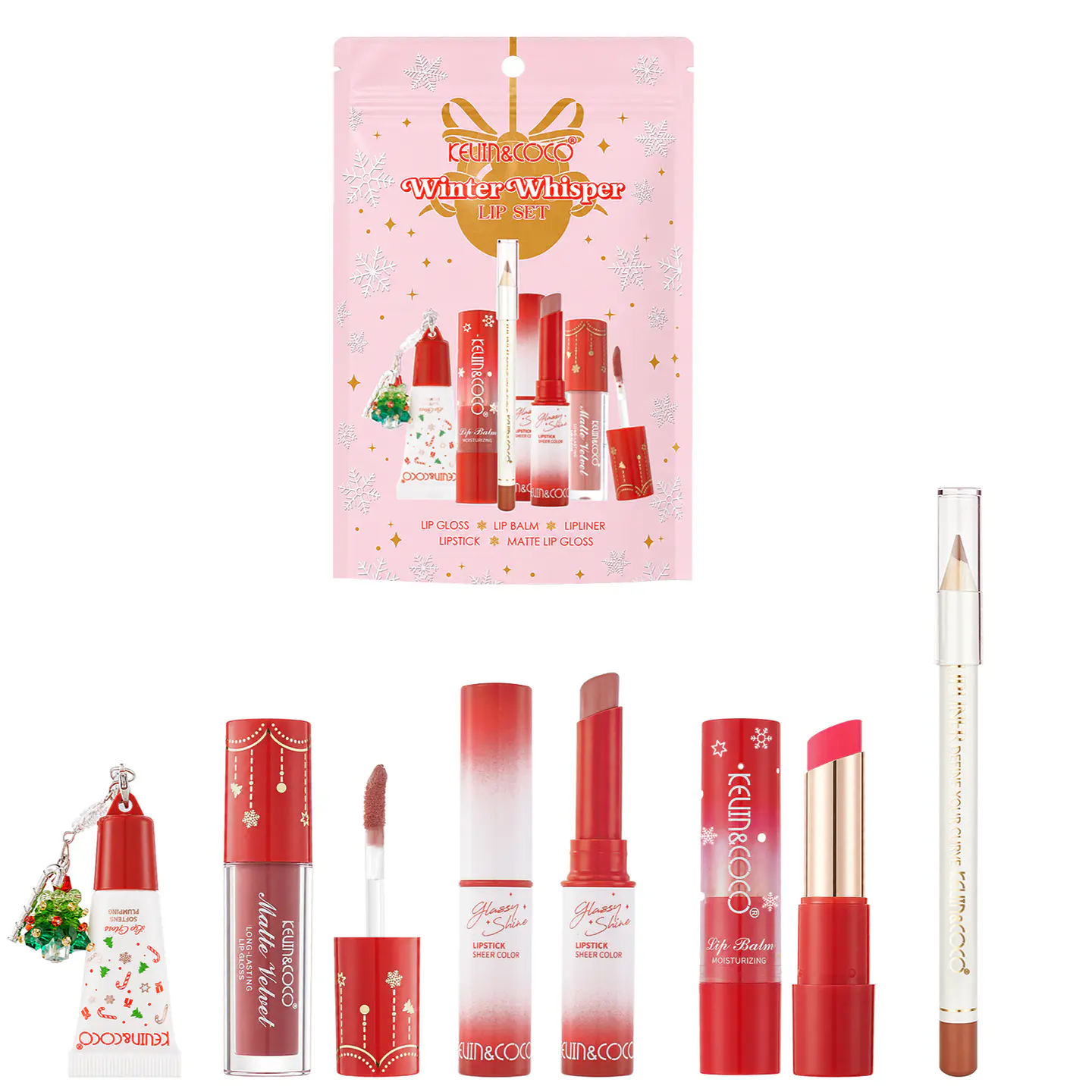 Set de Labios Kevin & Coco Winter Whisper - 6 Piezas 1