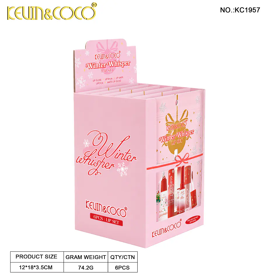 Set de Labios Kevin & Coco Winter Whisper - 6 Piezas 2