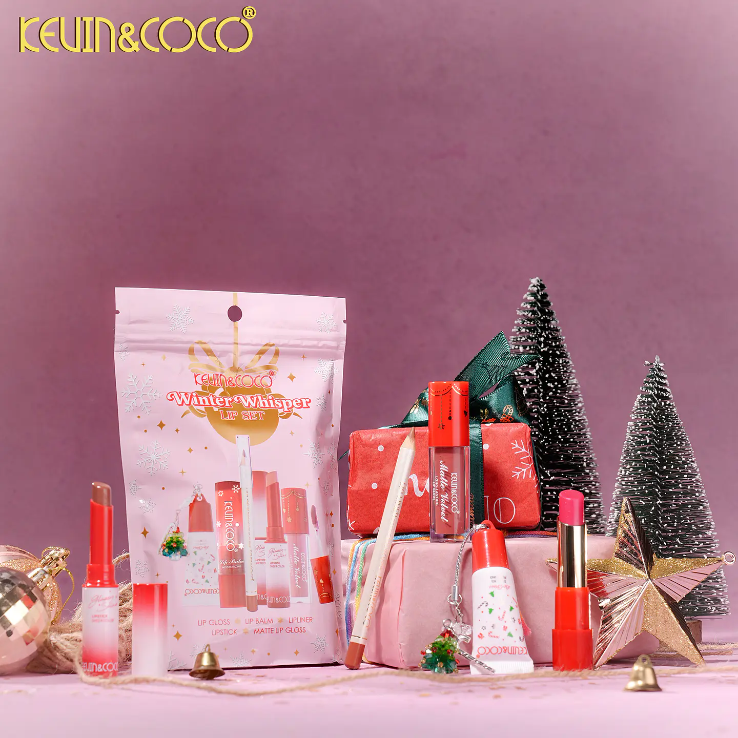 Set de Labios Kevin & Coco Winter Whisper - 6 Piezas 3