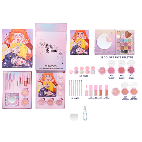 Maxi Set de Maquillaje Kevin & Coco KC1509 - 24 Colores