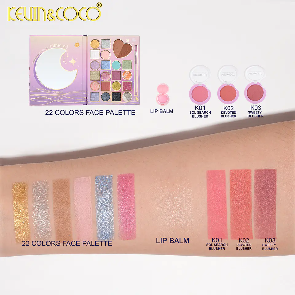 Maxi Set de Maquillaje Kevin & Coco KC1509 - 24 Colores 6